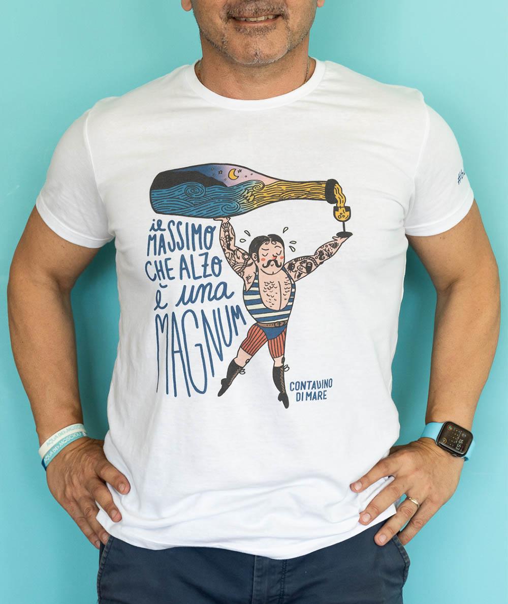 T-shirt Contavino Edition - Il massimo che alzo...