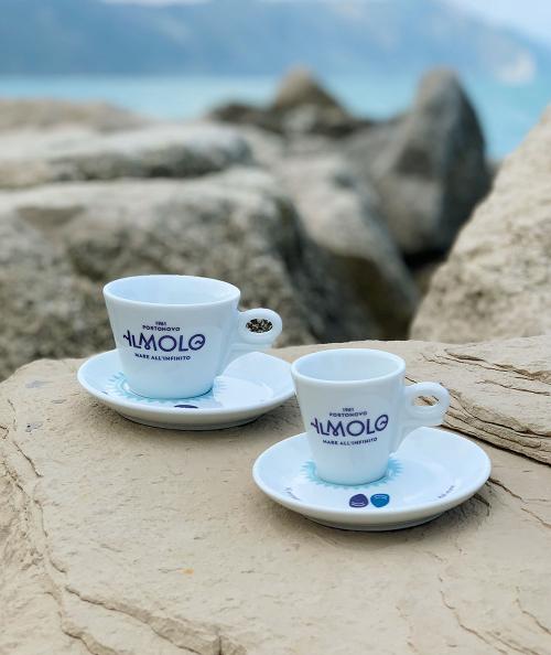 Il Molo white coffee cup